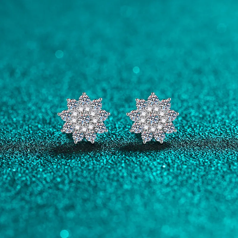 Celeste Moissanite Stud Earrings