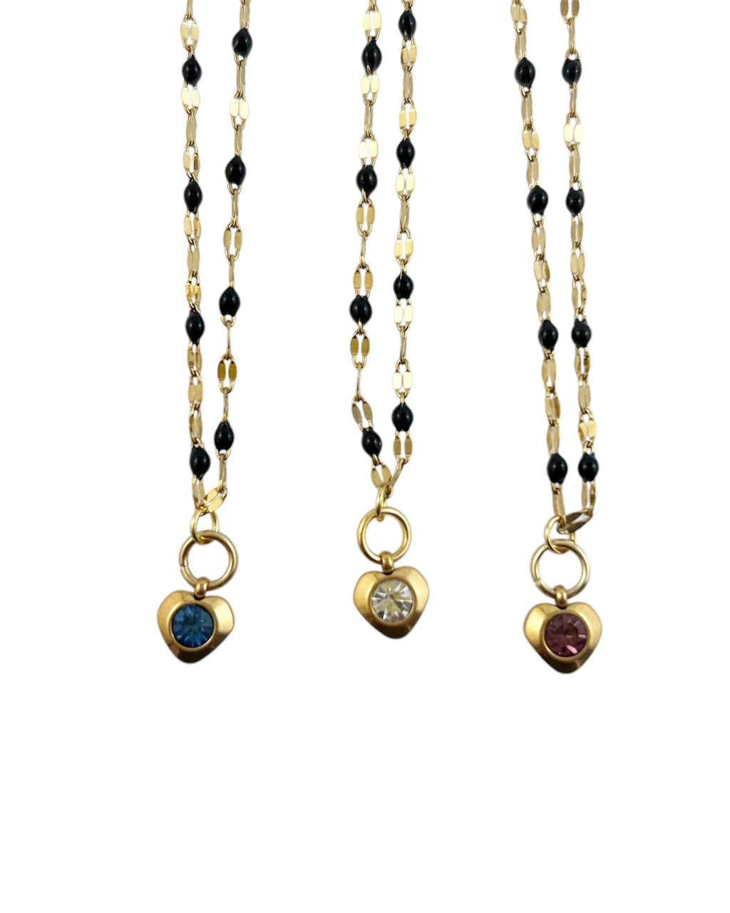 Heart Birthstone Necklace