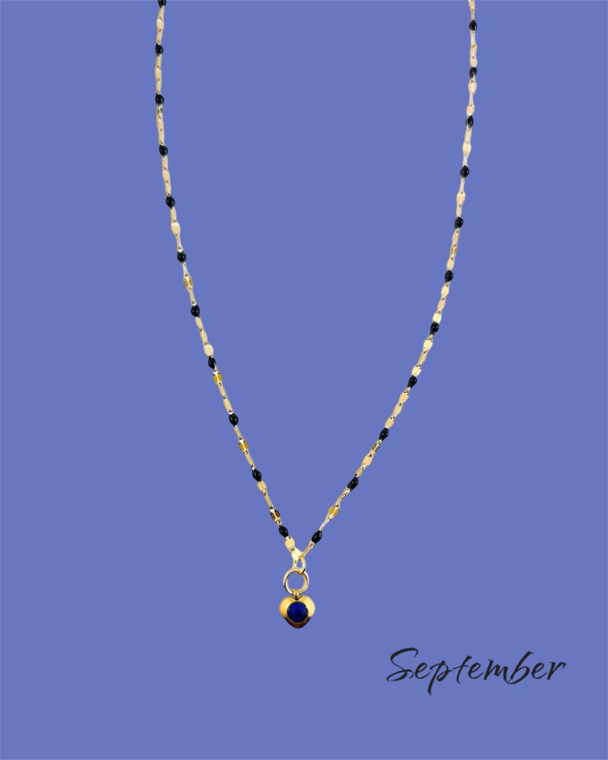 Heart Birthstone Necklace