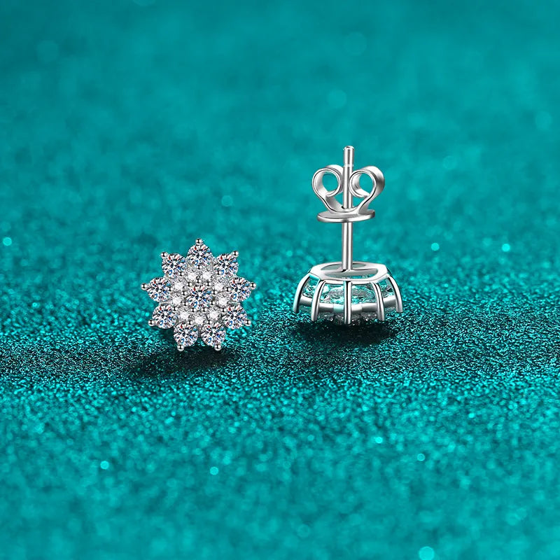 Celeste Moissanite Stud Earrings