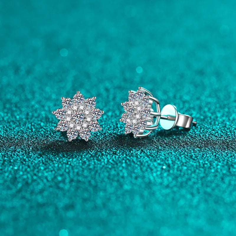Celeste Moissanite Stud Earrings