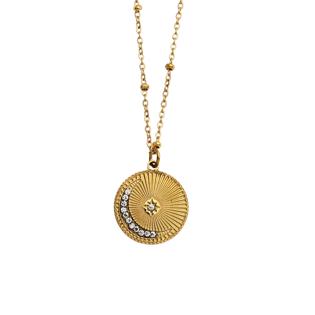 Star & Crescent Moon Necklace
