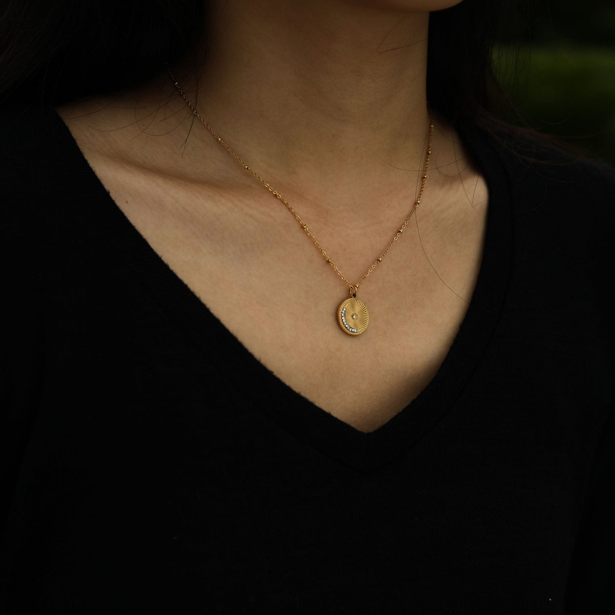 Star & Crescent Moon Necklace