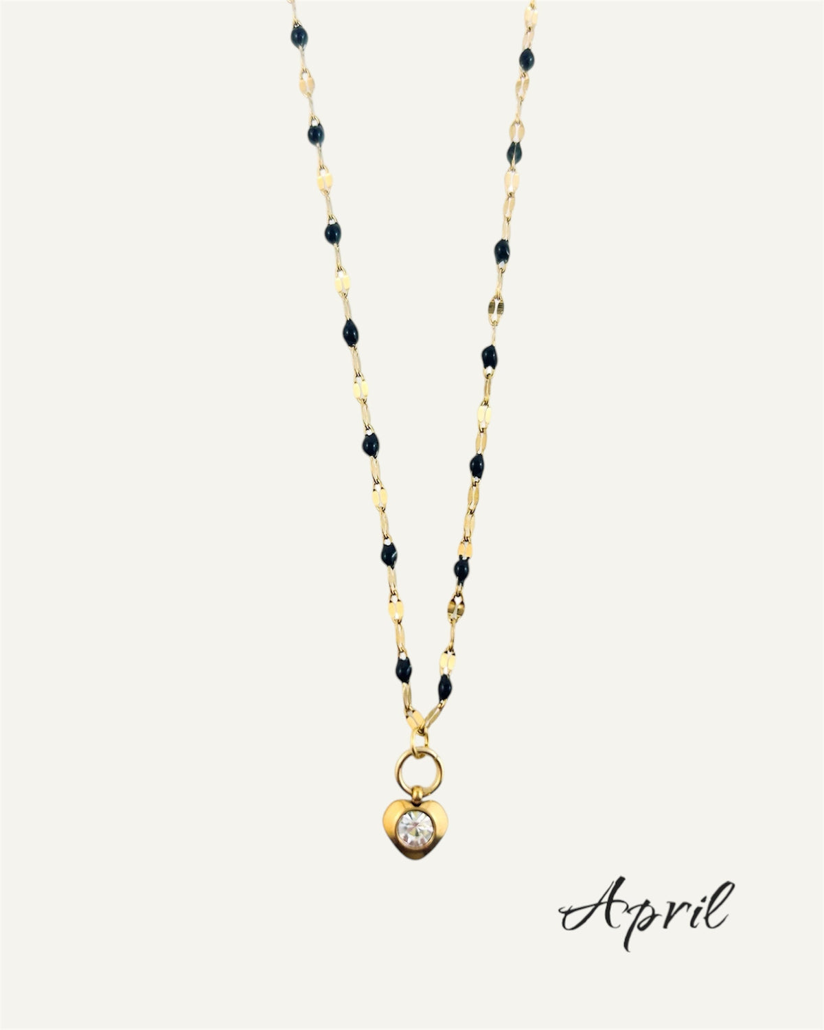 Heart Birthstone Necklace
