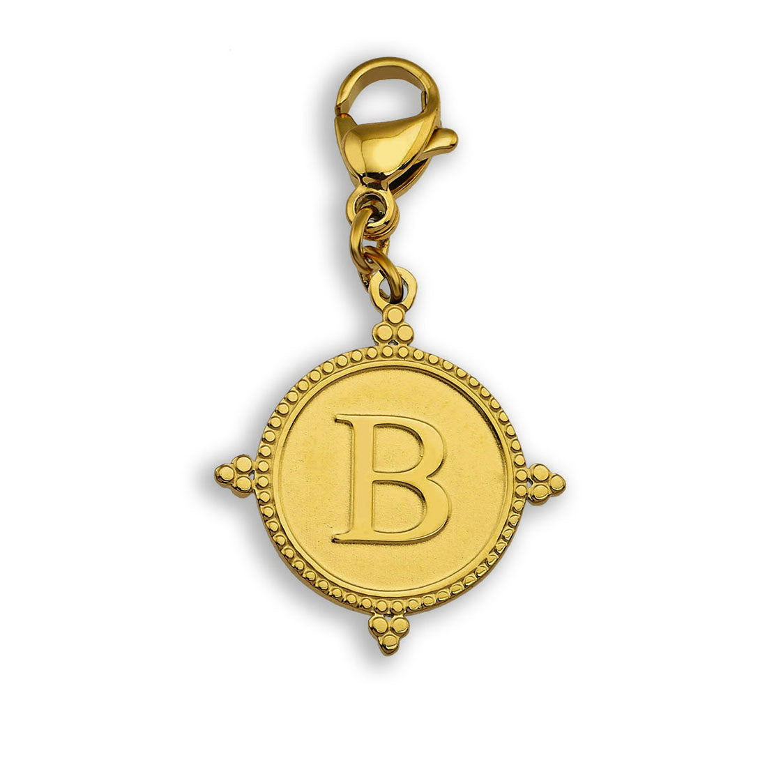 Ornate Gold Initial Charm (A–Z)