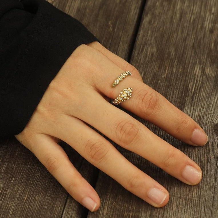 Carmen Serpent Gold Ring