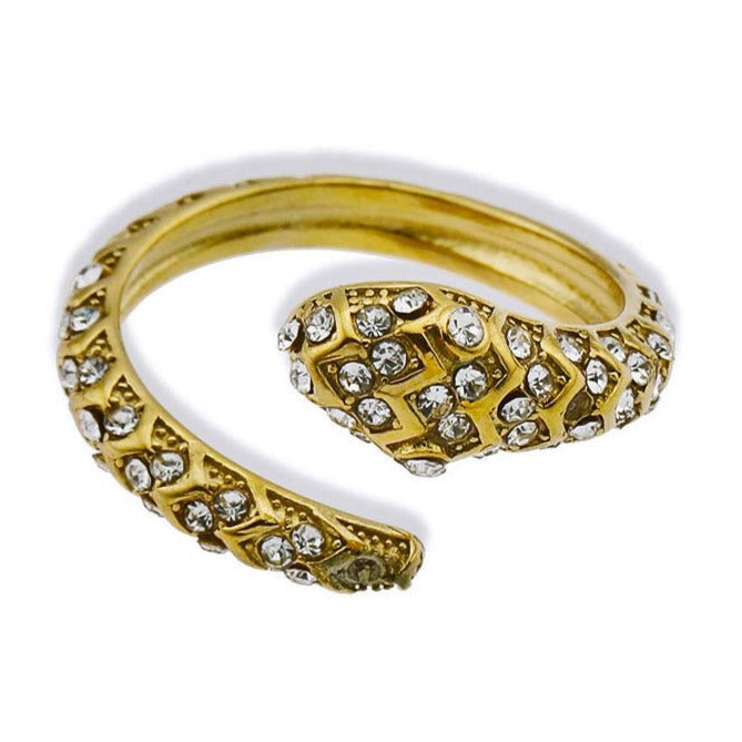 Carmen Serpent Gold Ring