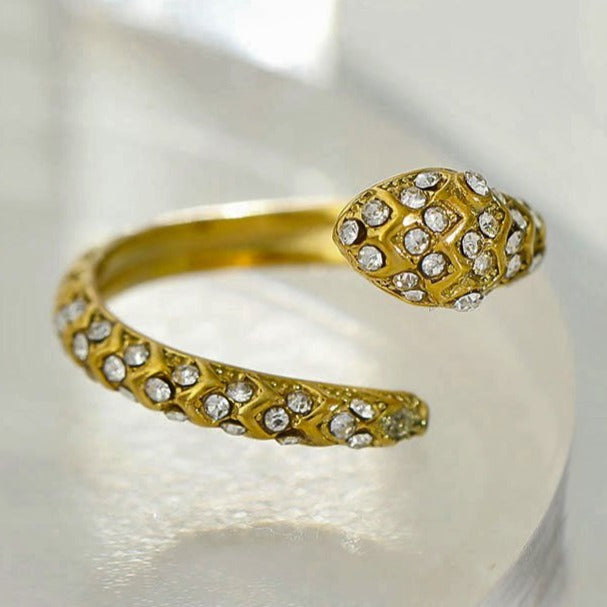 Carmen Serpent Gold Ring