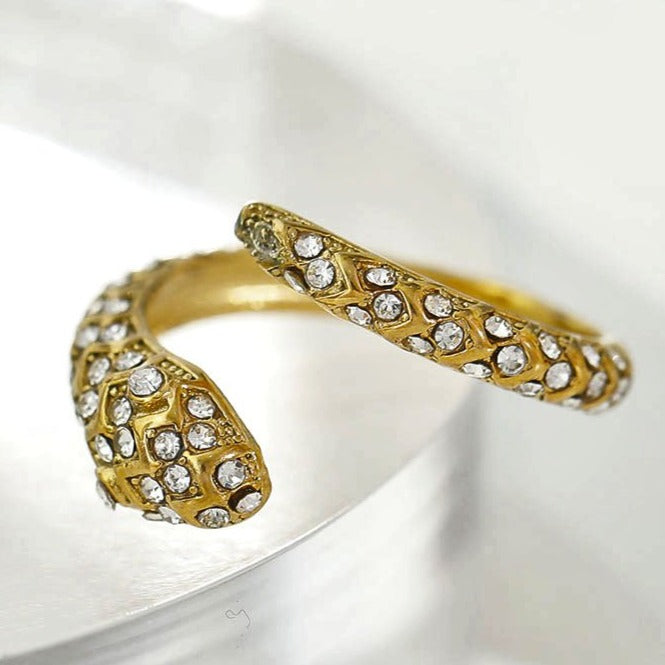 Carmen Serpent Gold Ring