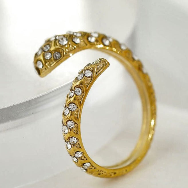 Carmen Serpent Gold Ring