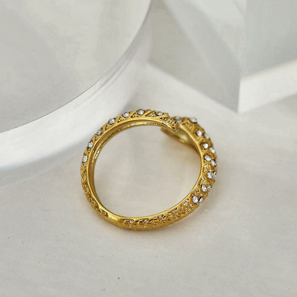 Carmen Serpent Gold Ring