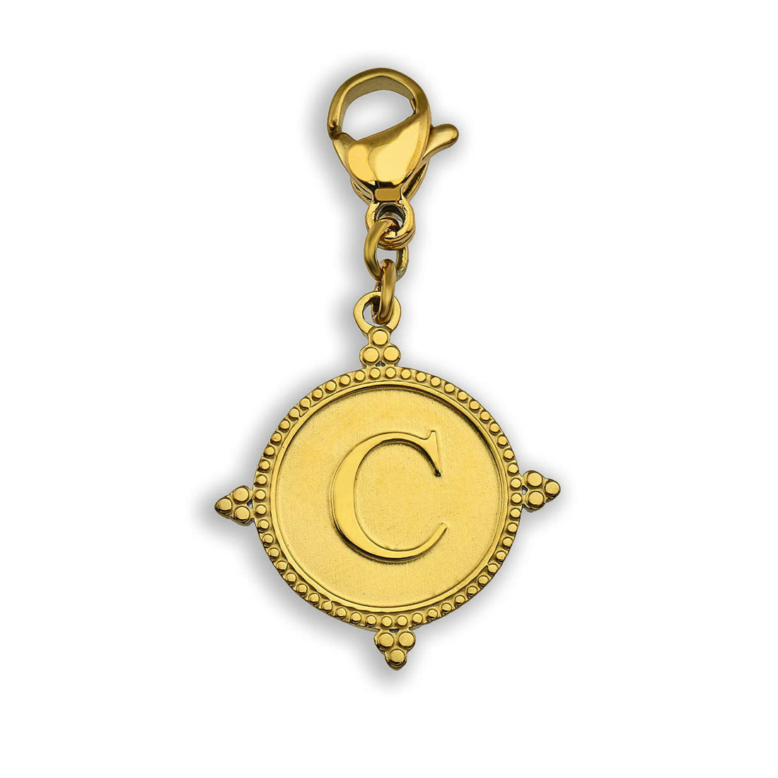 Ornate Gold Initial Charm (A–Z)