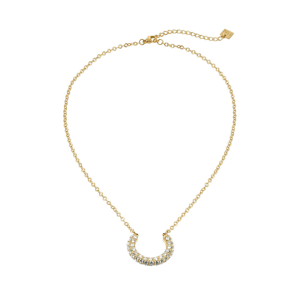 Celeste Crescent Necklace