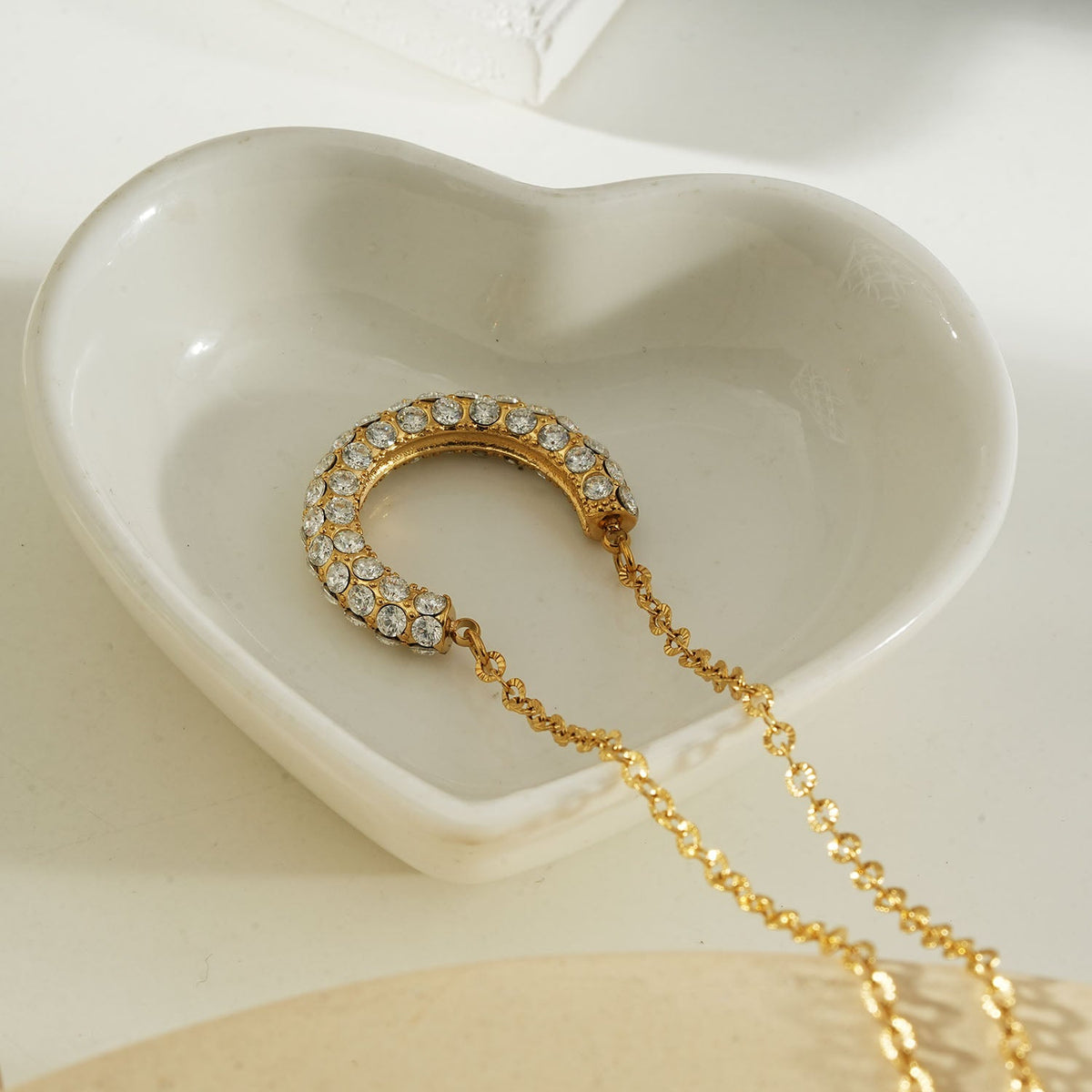 Celeste Crescent Necklace