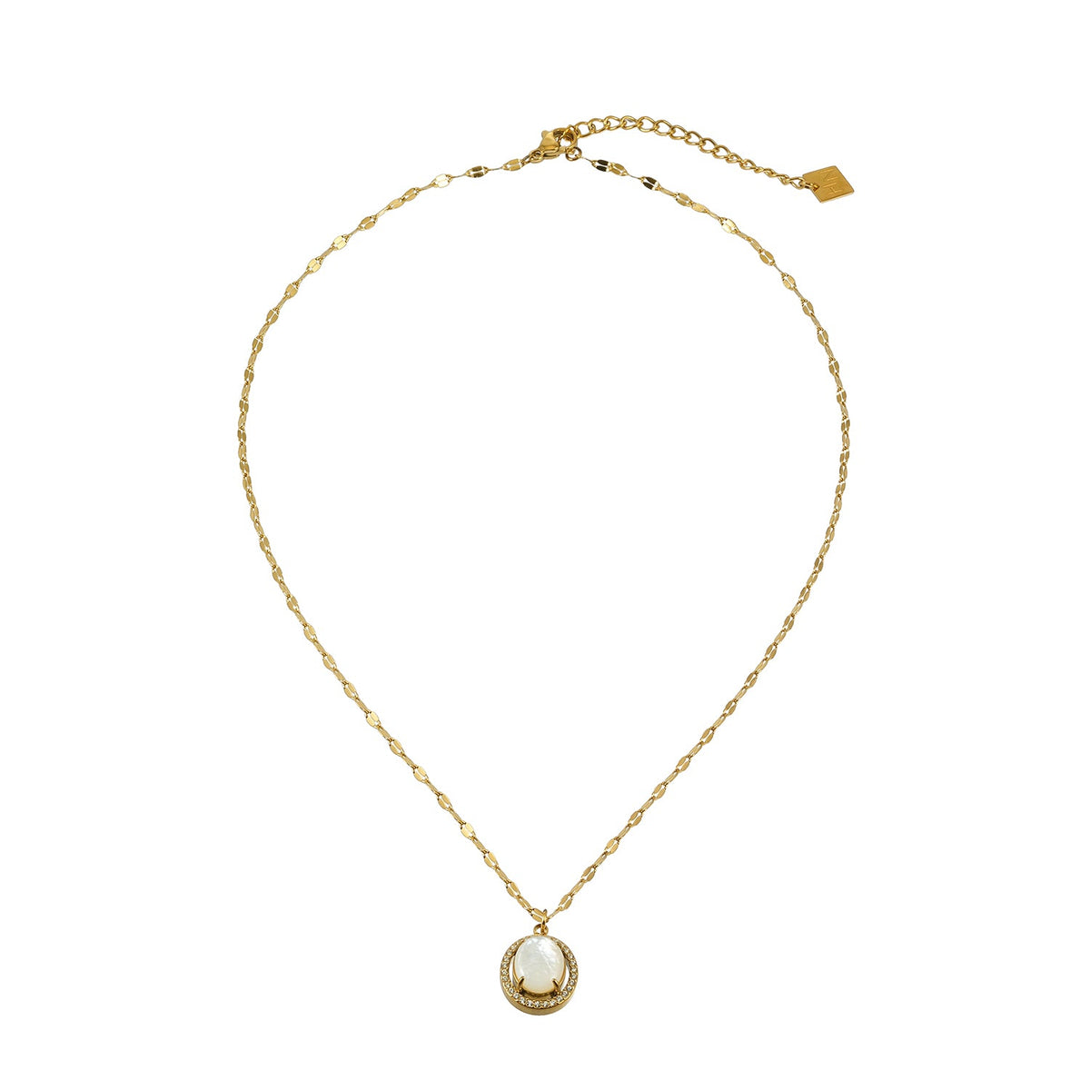 Pearl Halo Pendant Necklace