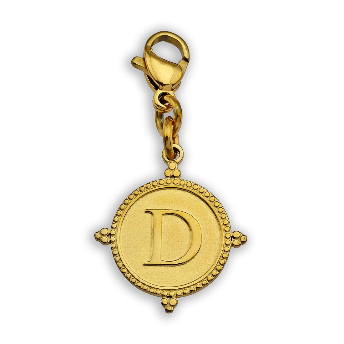 Ornate Gold Initial Charm (A–Z)