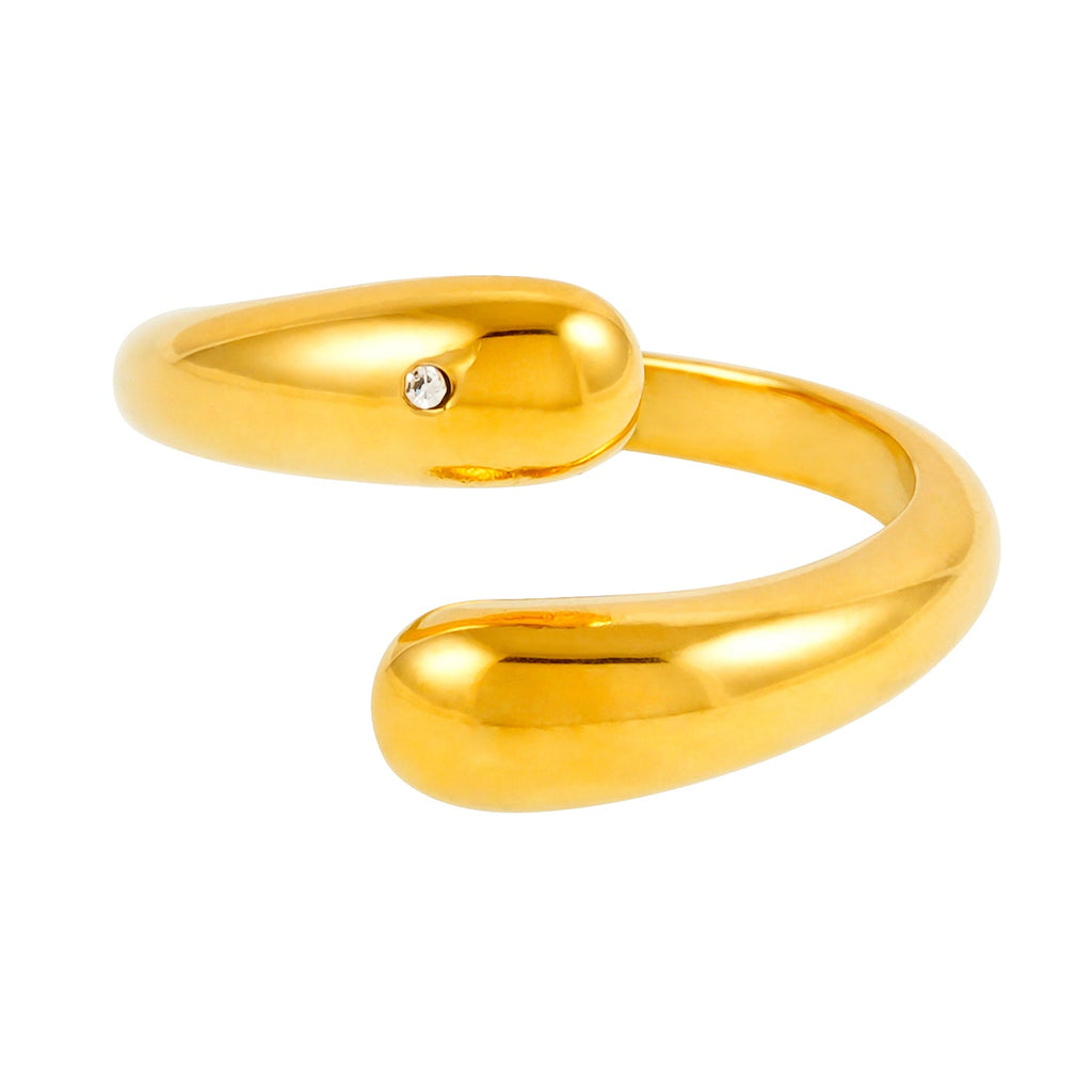 Garuva Solitaire Gold Ring