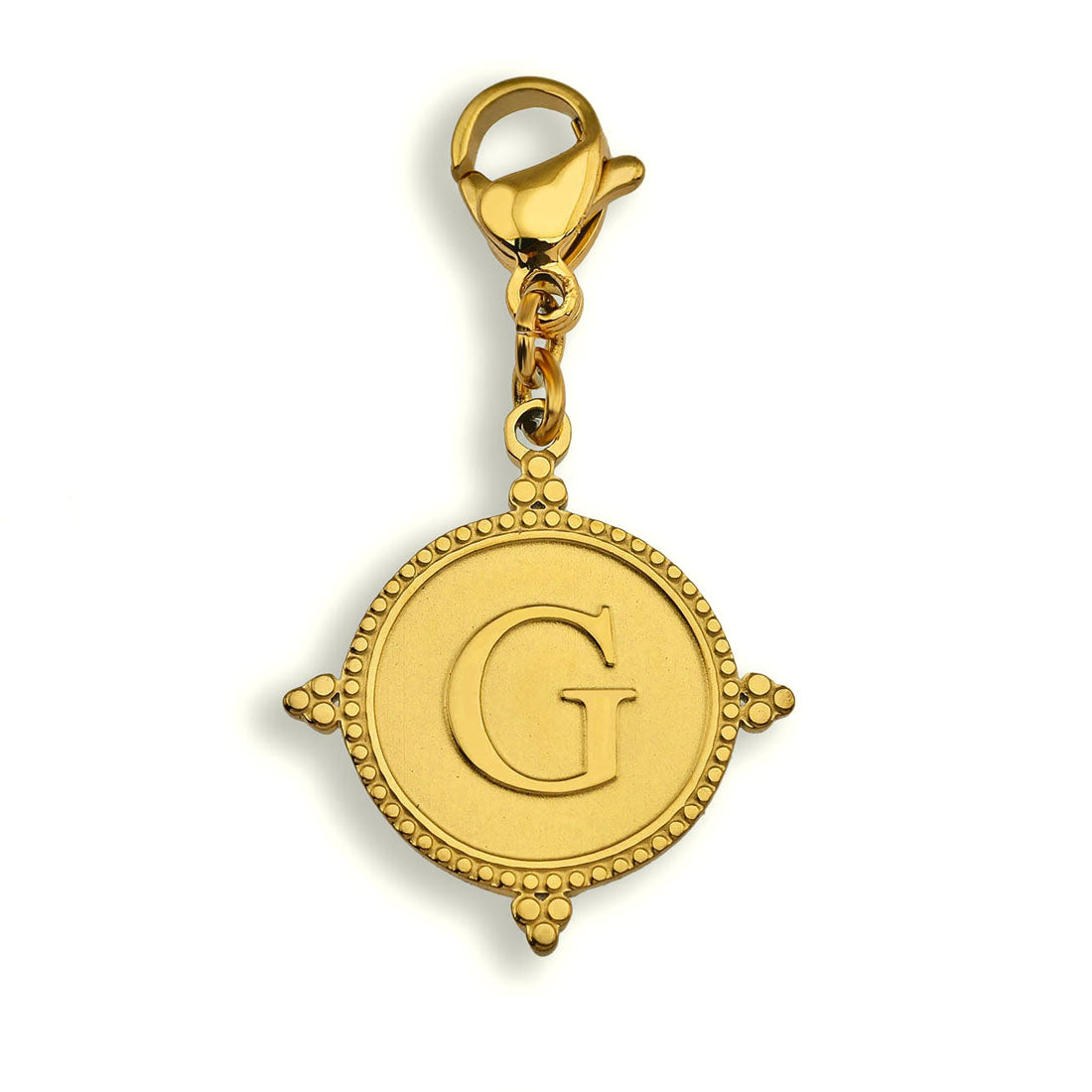 Ornate Gold Initial Charm (A–Z)