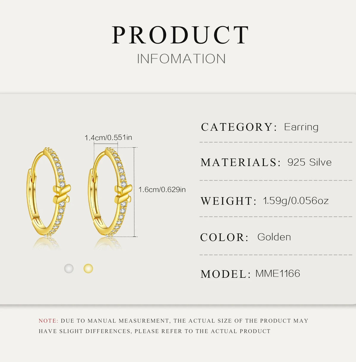 Sterling Silver Knot Hoops Earrings