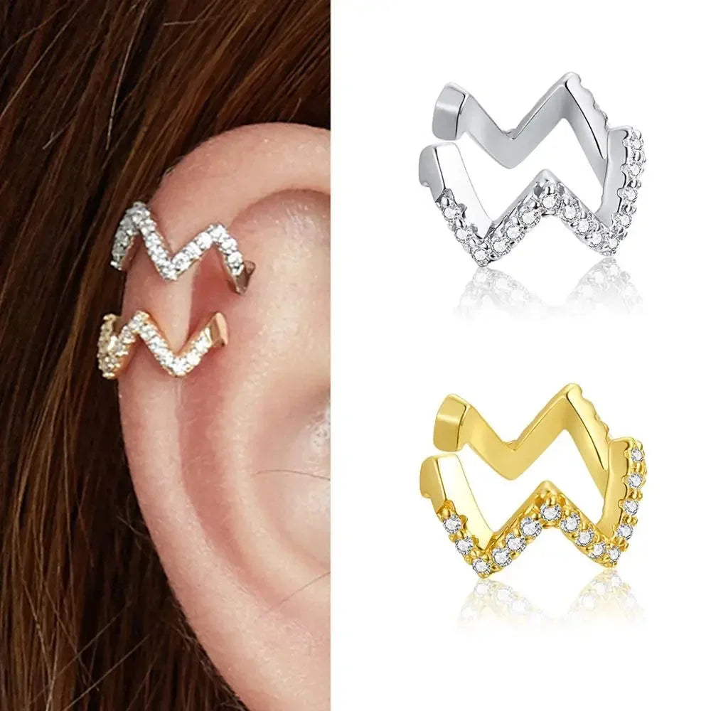 Sculpted Sterling Silver Ear Cuff