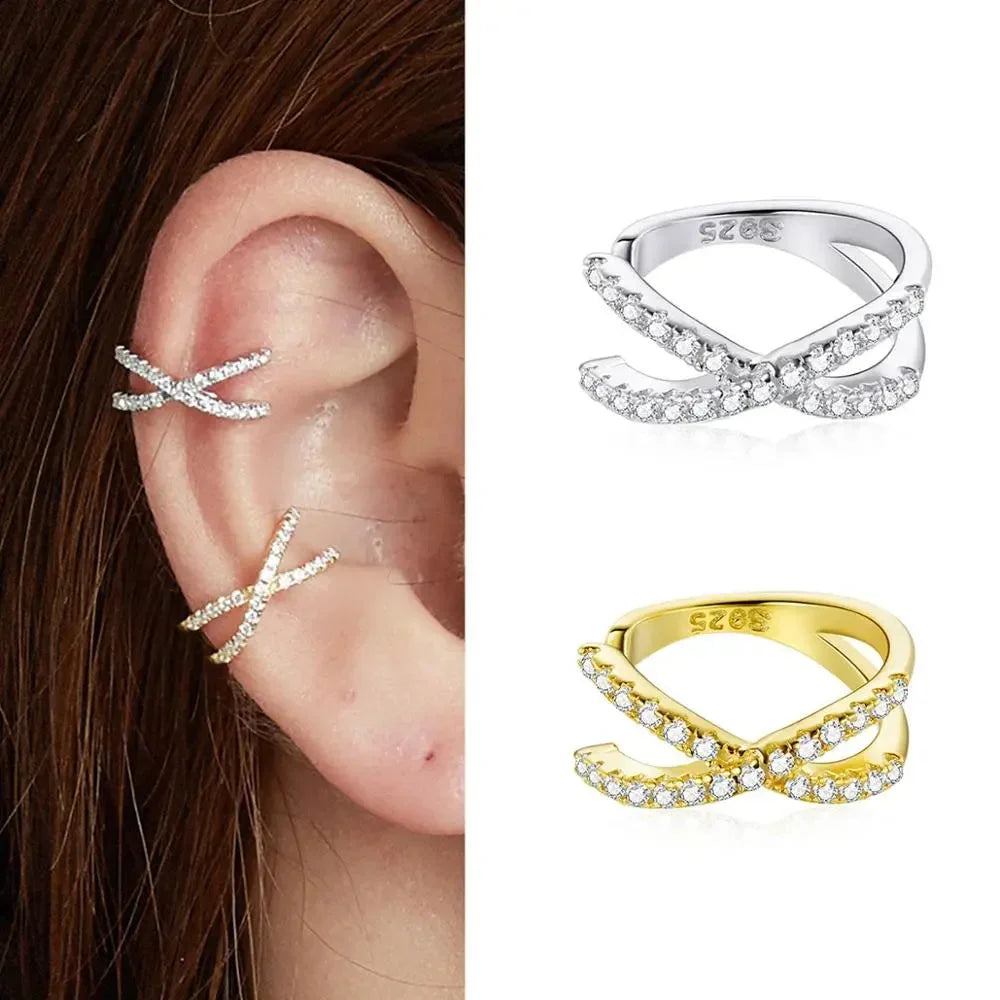 Sculpted Sterling Silver Ear Cuff