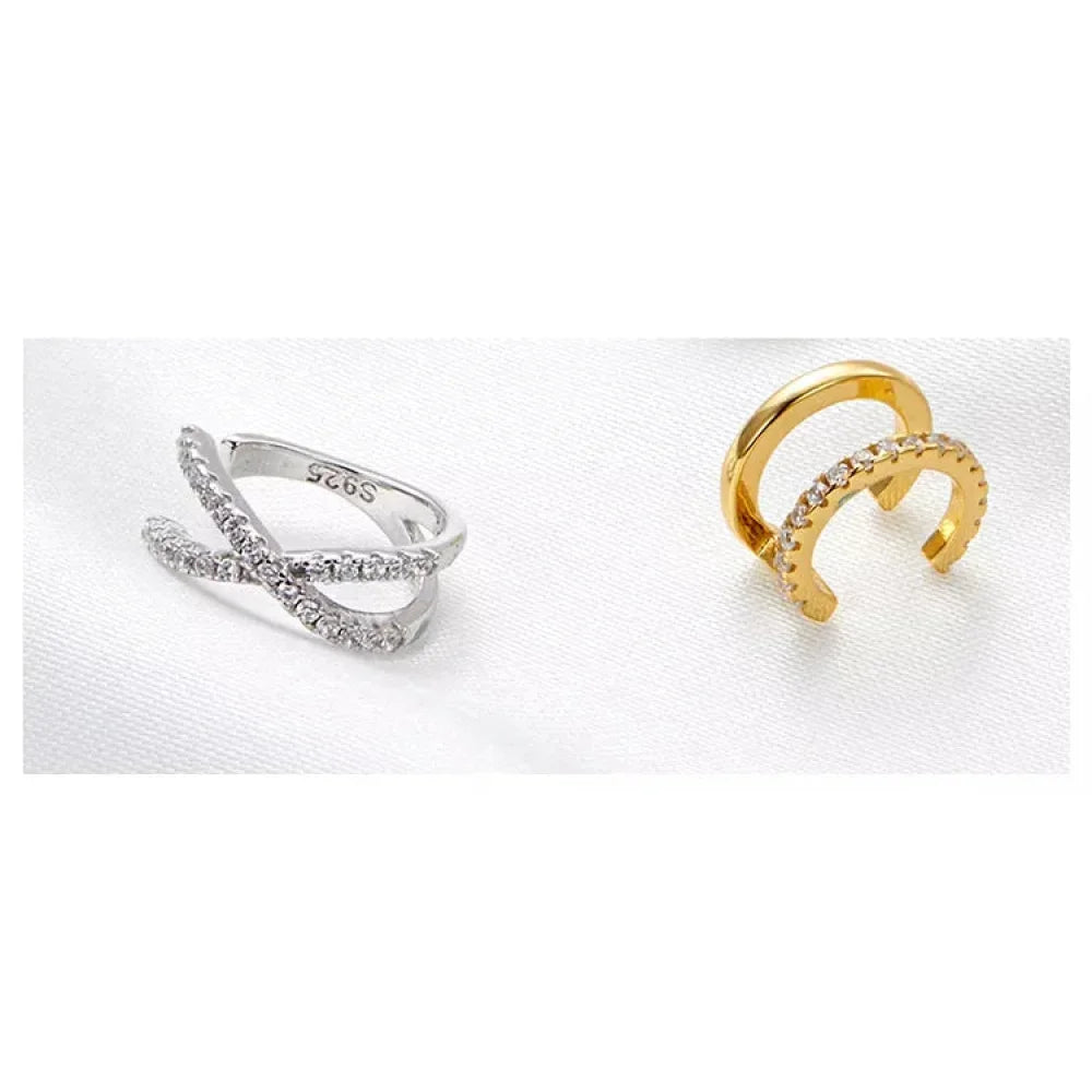 Sculpted Sterling Silver Ear Cuff
