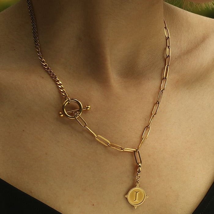 Ornate Gold Initial Charm (A–Z)