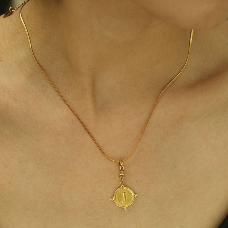 Ornate Gold Initial Charm (A–Z)