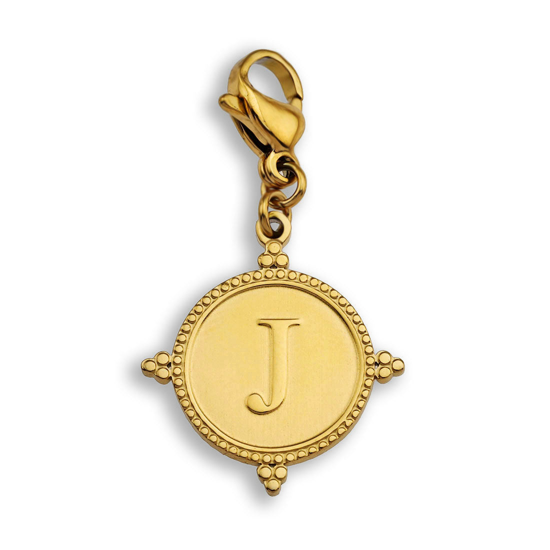 Ornate Gold Initial Charm (A–Z)