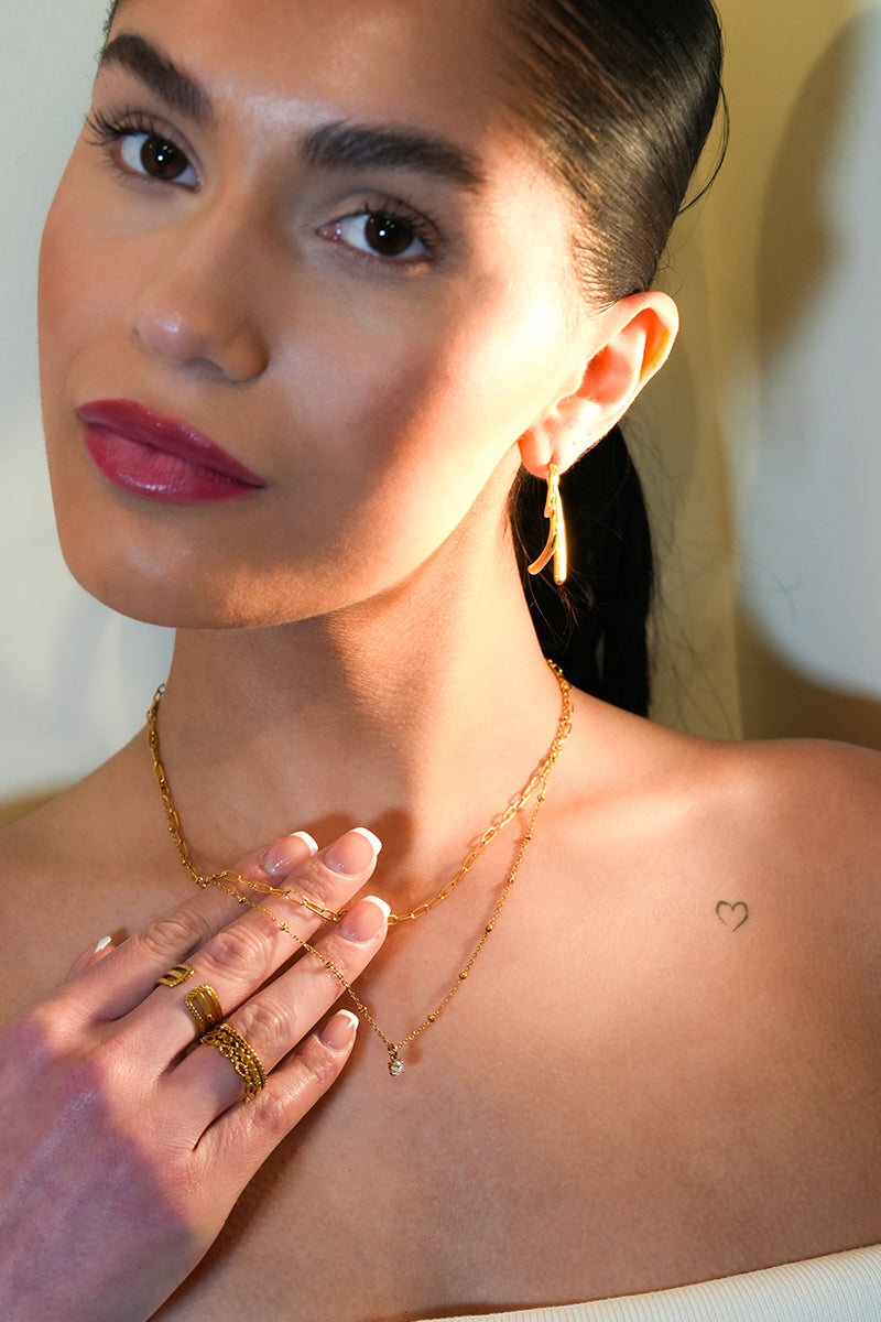 Layered Solitaire Necklace