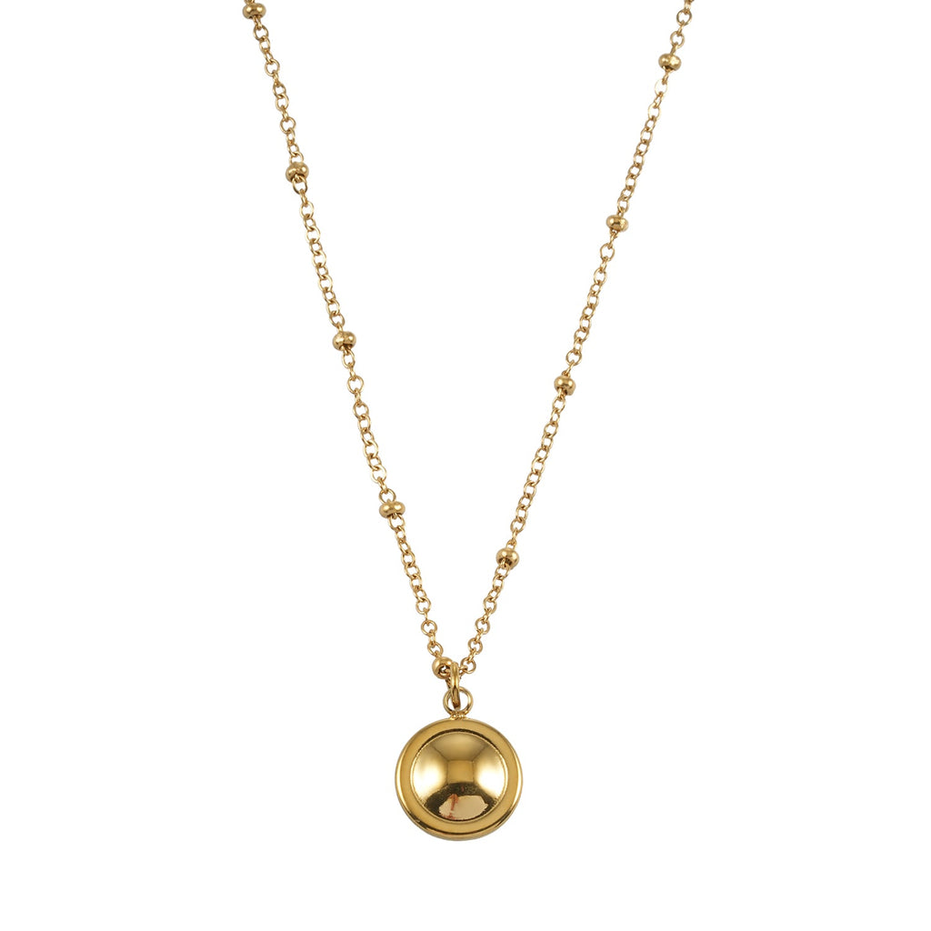 Pearl & Pavé Pendant Necklace