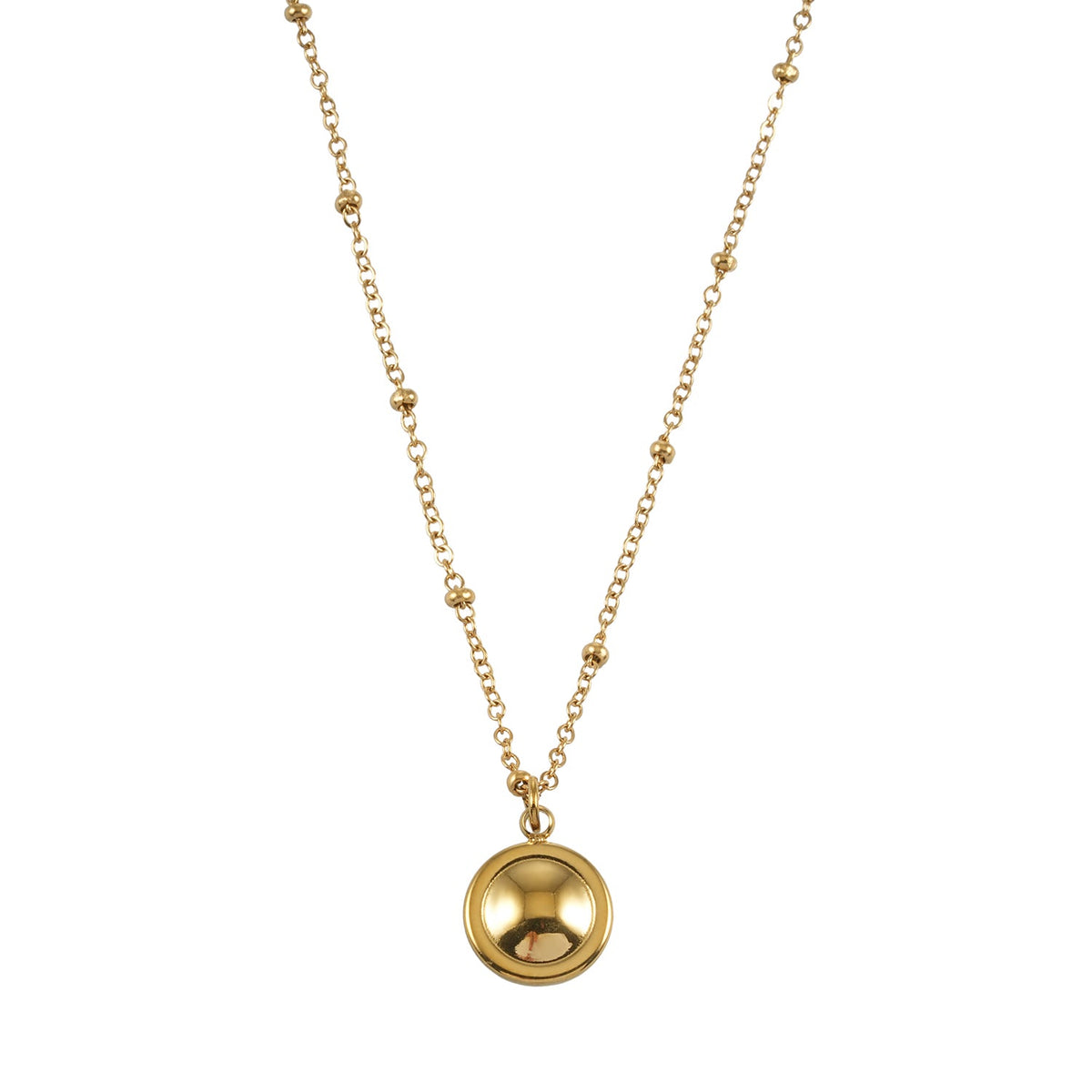 Pearl & Pavé Pendant Necklace