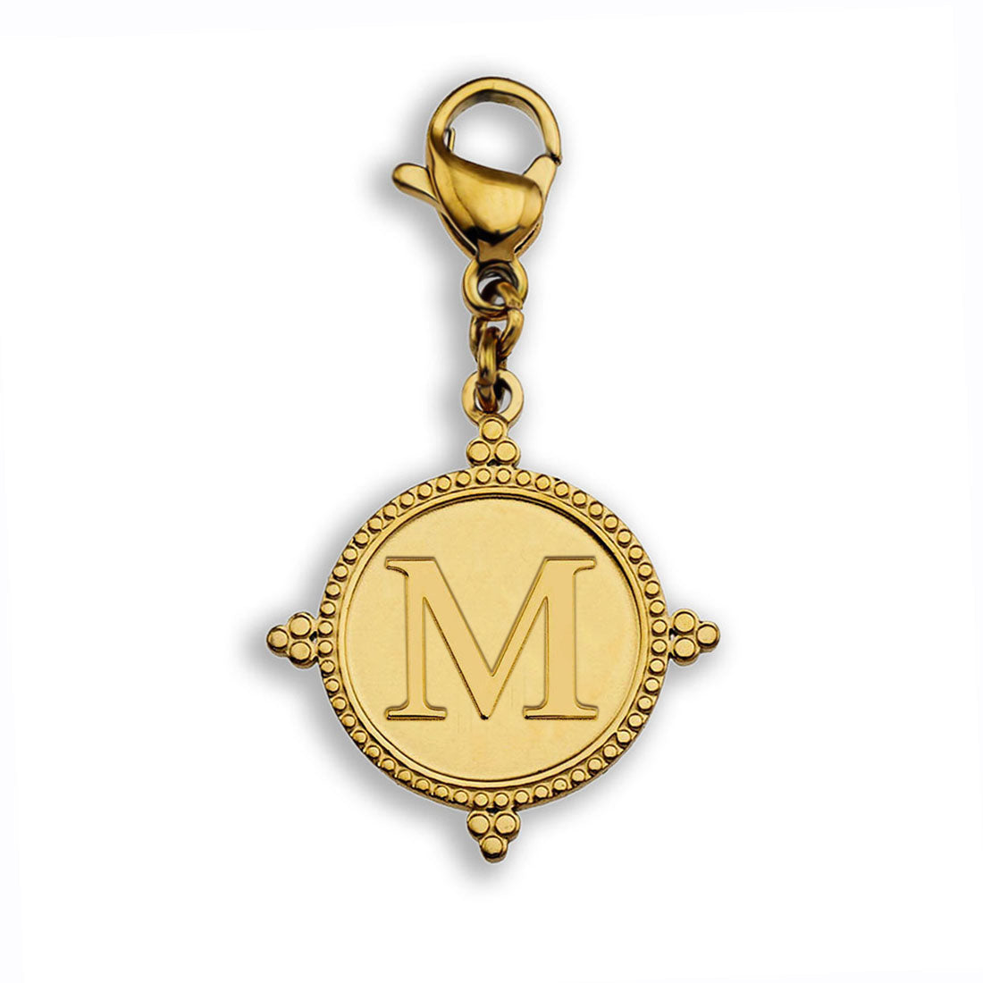 Ornate Gold Initial Charm (A–Z)