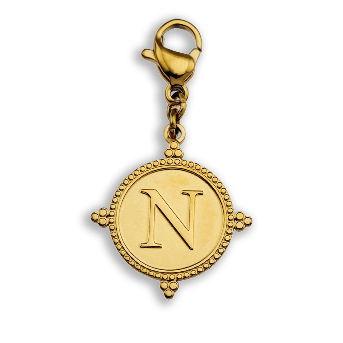 Ornate Gold Initial Charm (A–Z)