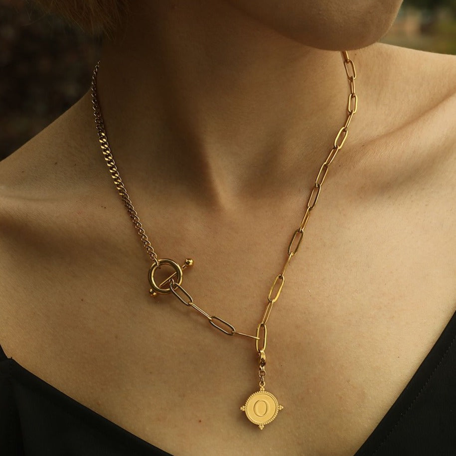 Ornate Gold Initial Charm (A–Z)