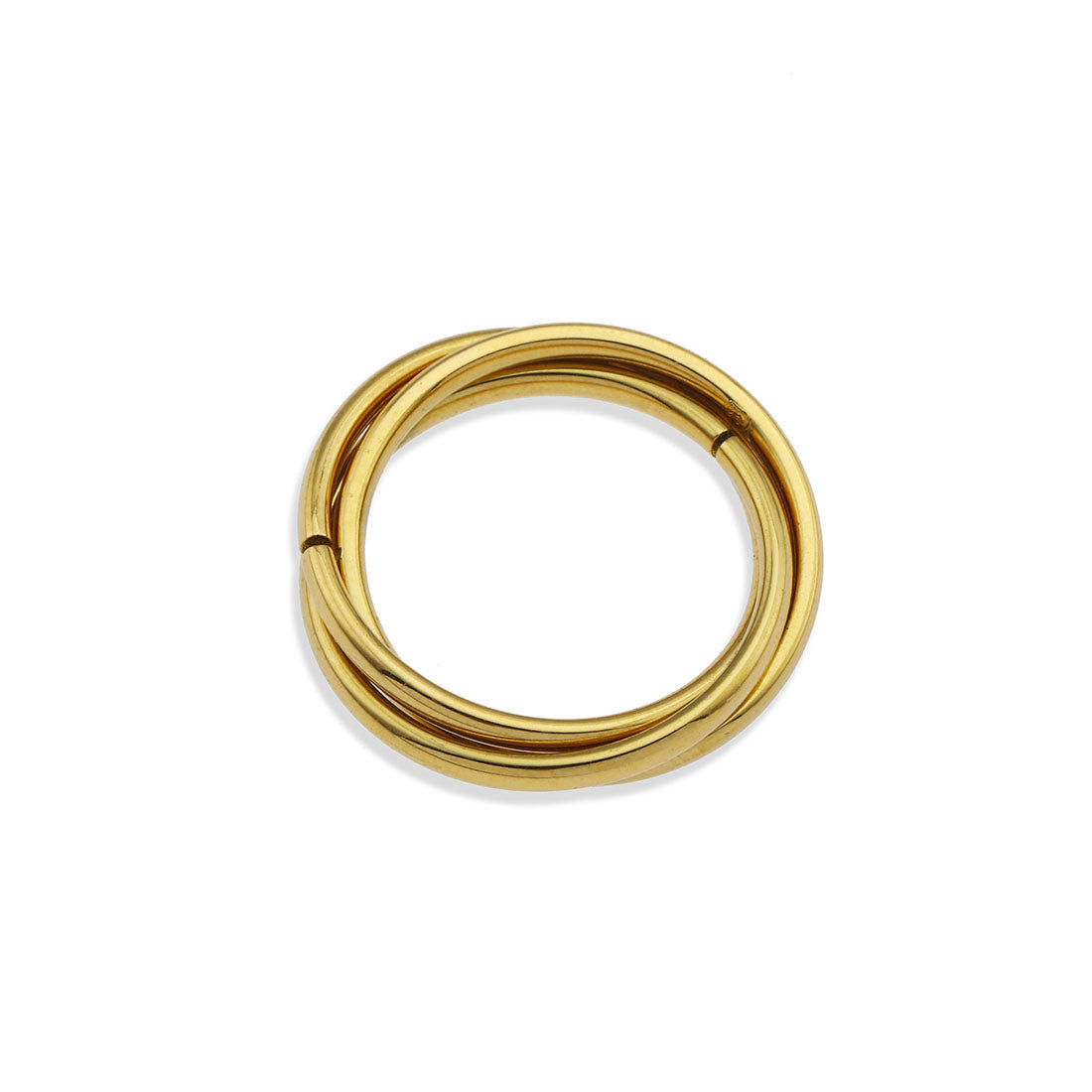 Estella Interlinked Stack Gold Ring