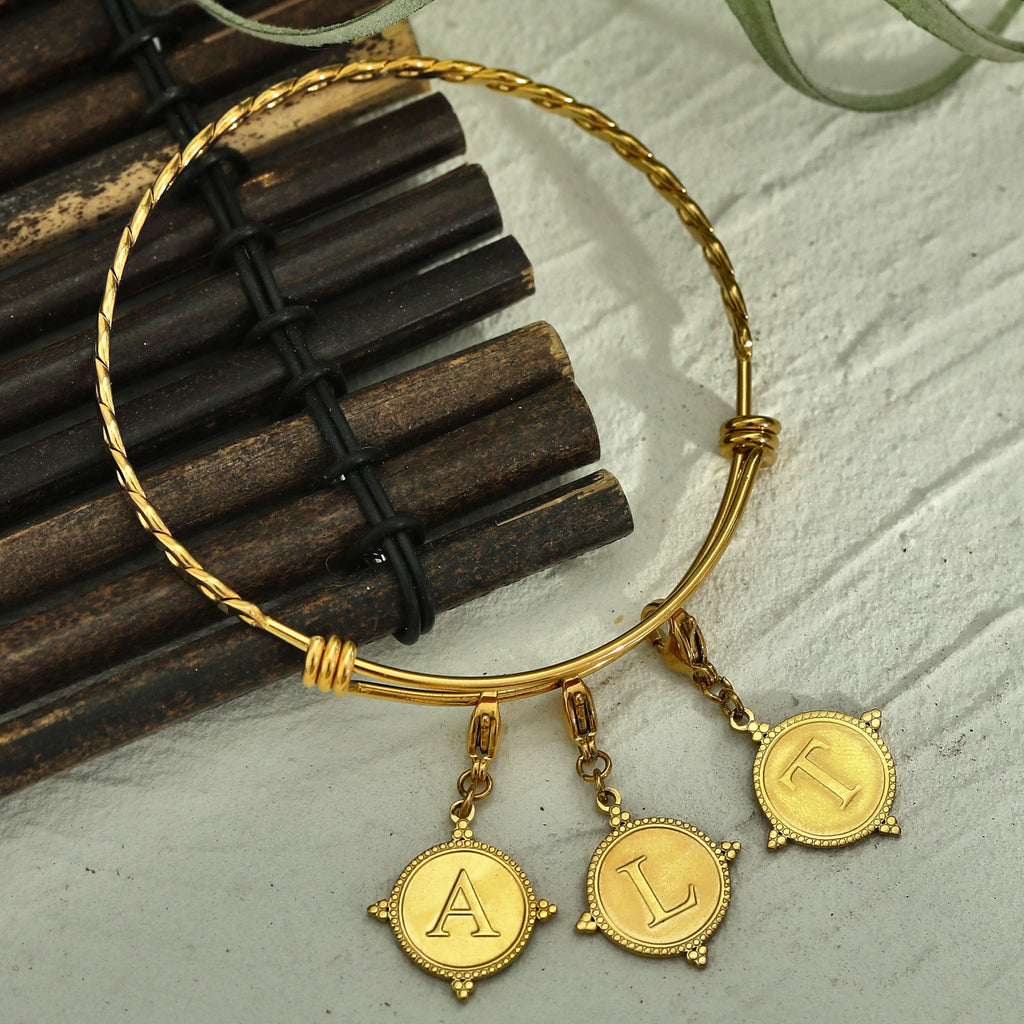 Ornate Gold Initial Charm (A–Z)