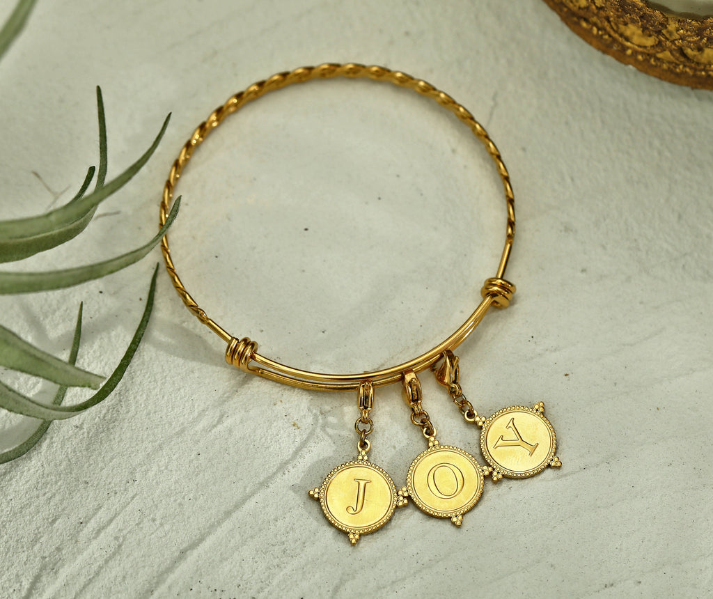 Ornate Gold Initial Charm (A–Z)