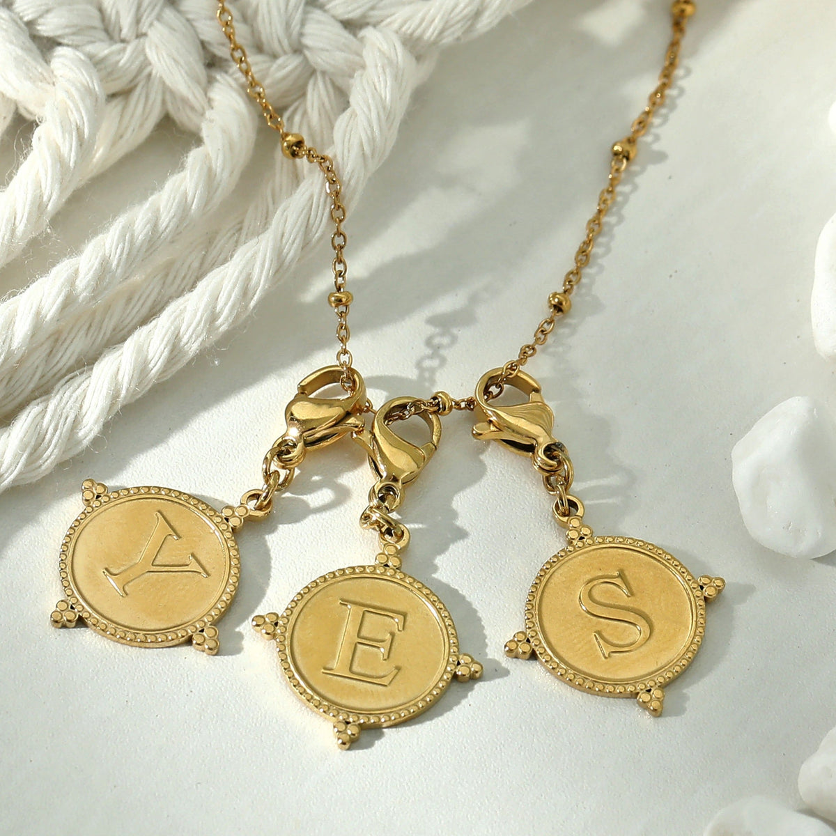 Ornate Gold Initial Charm (A–Z)