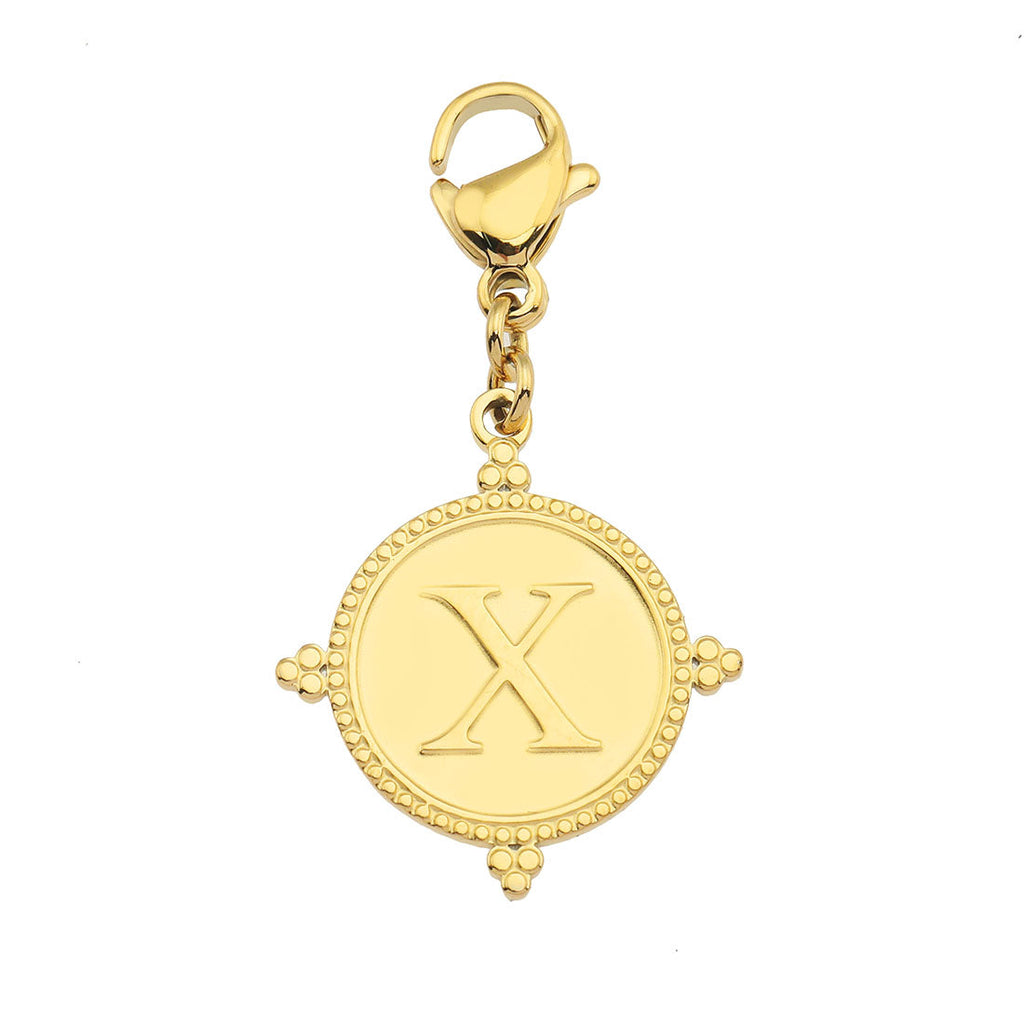 Ornate Gold Initial Charm (A–Z)