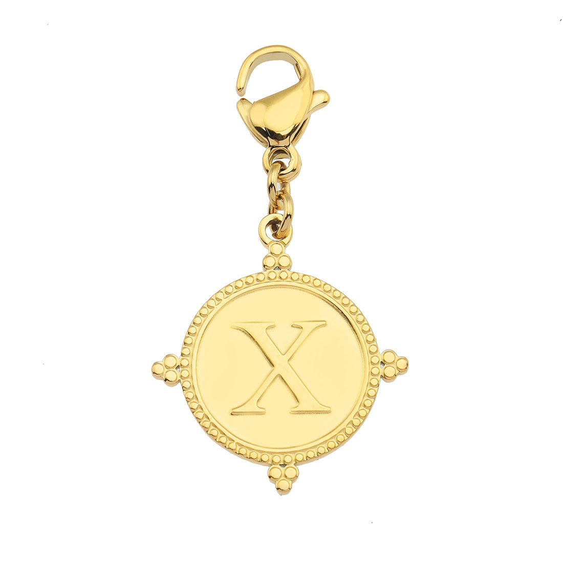 Ornate Gold Initial Charm (A–Z)