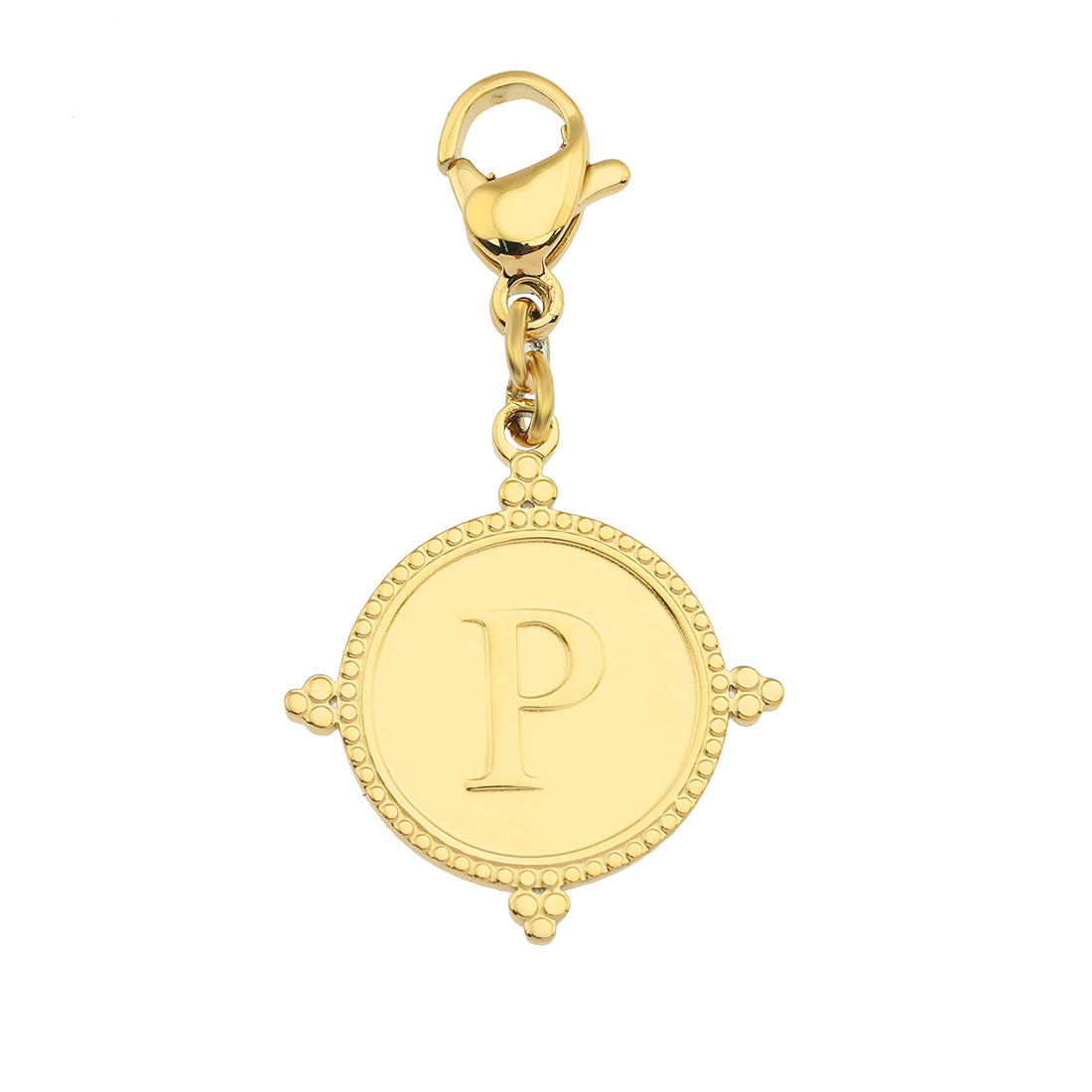 Ornate Gold Initial Charm (A–Z)