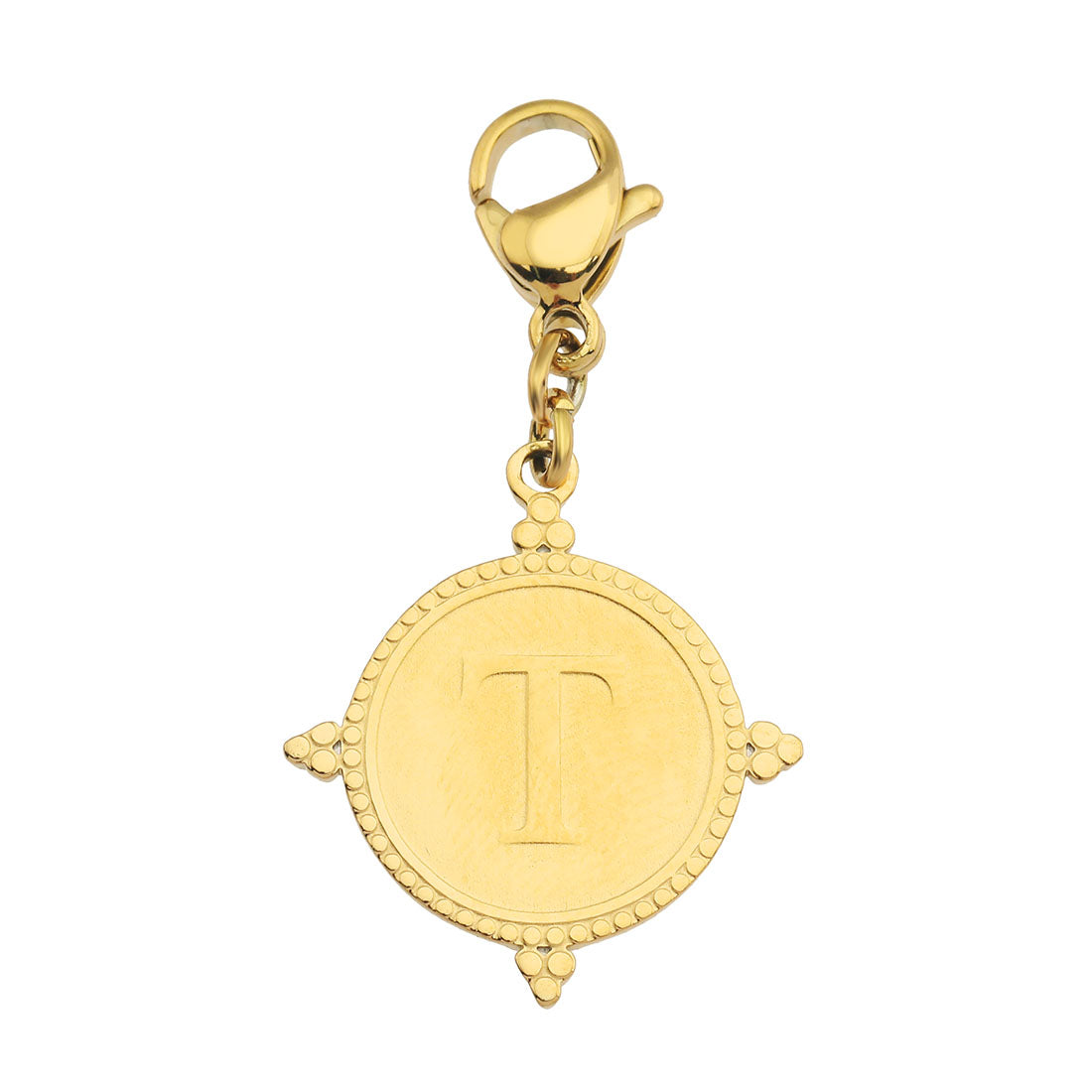 Ornate Gold Initial Charm (A–Z)