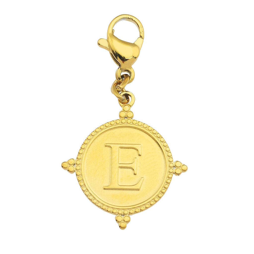 Ornate Gold Initial Charm (A–Z)