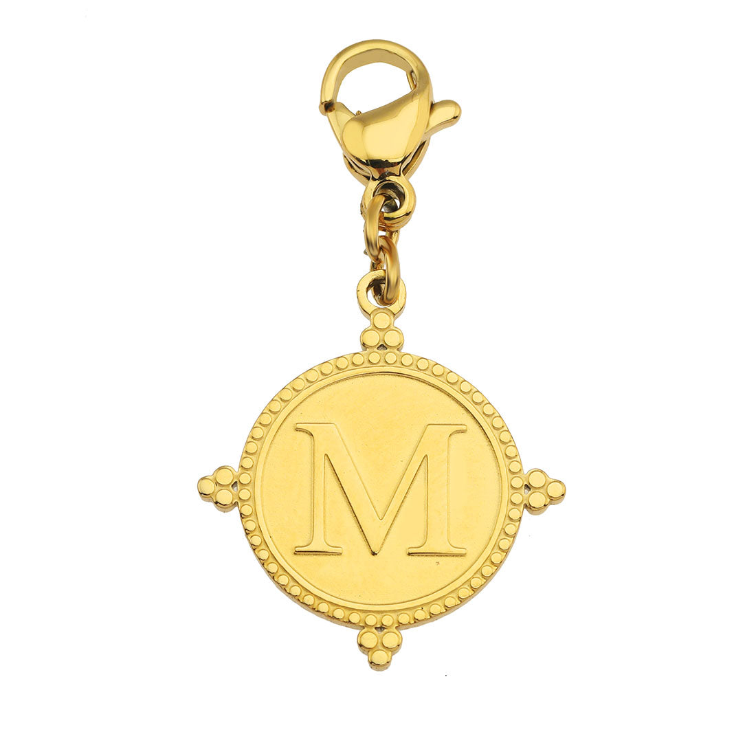 Ornate Gold Initial Charm (A–Z)