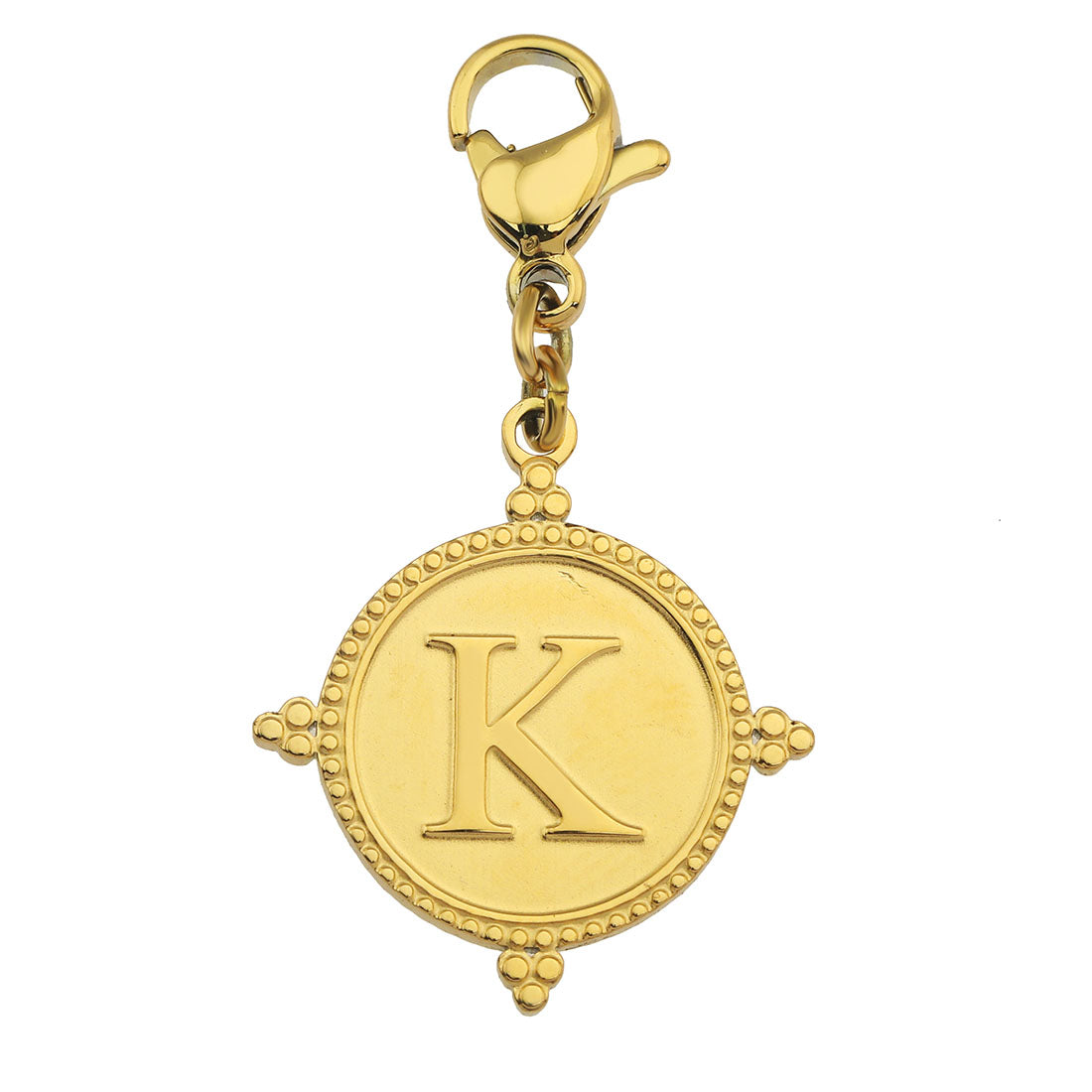 Ornate Gold Initial Charm (A–Z)