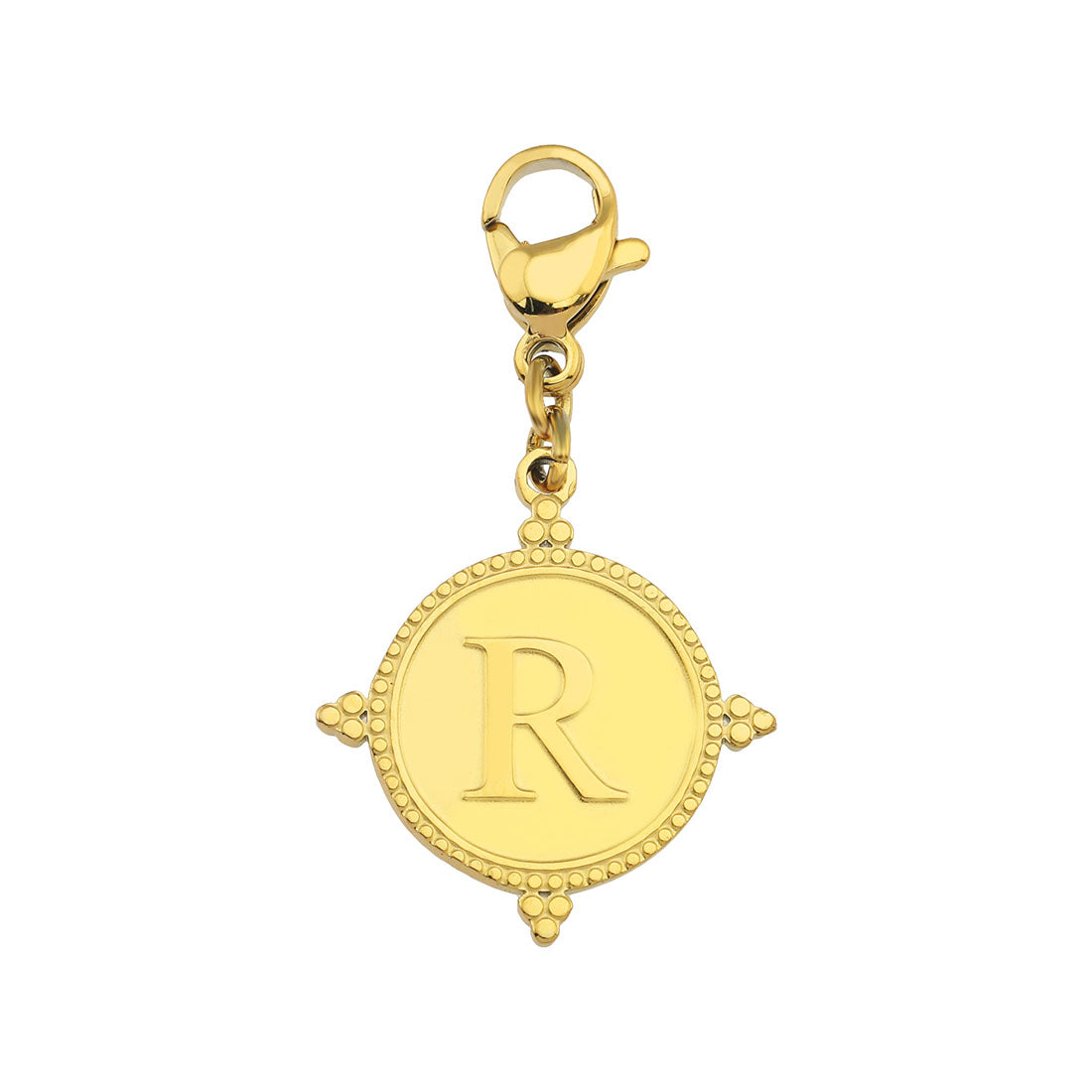 Ornate Gold Initial Charm (A–Z)