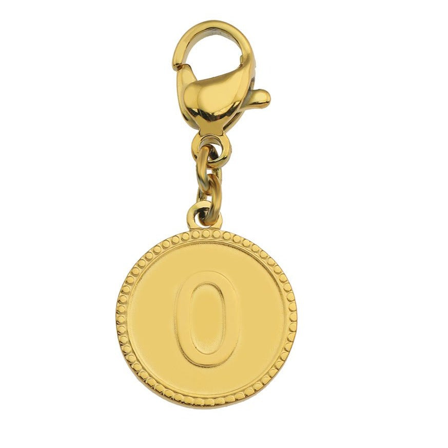 Ornate Gold Initial Charm (A–Z)