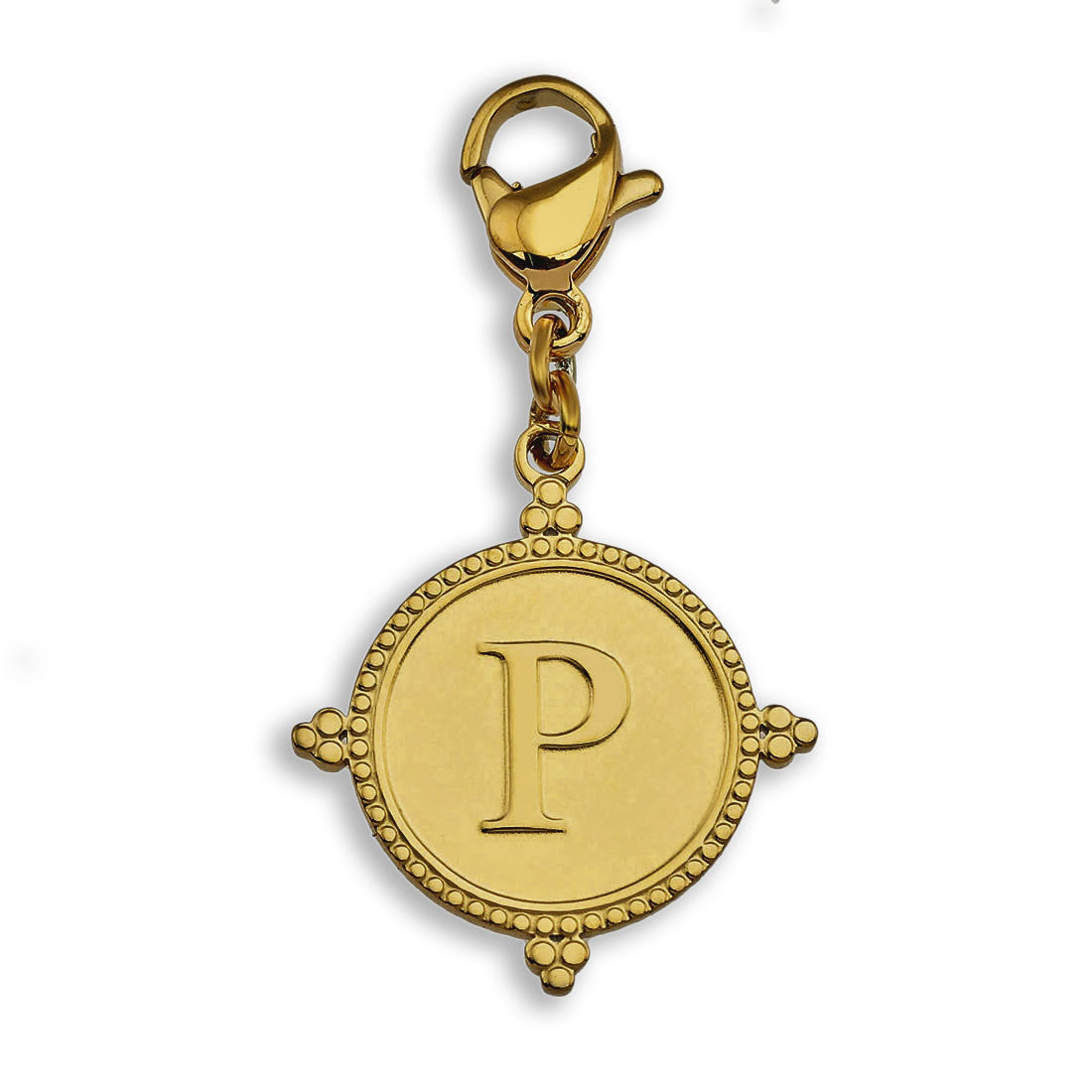 Ornate Gold Initial Charm (A–Z)