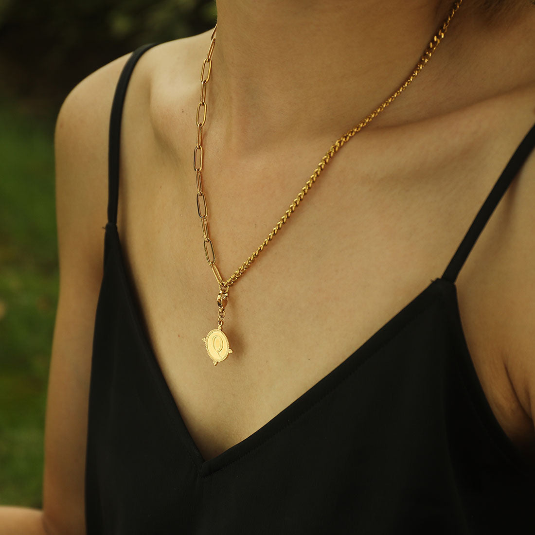 Ornate Gold Initial Charm (A–Z)